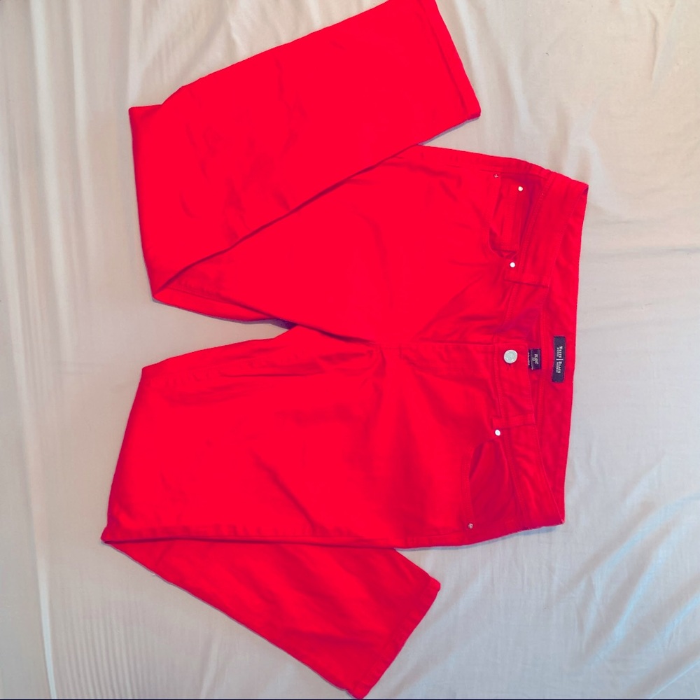White House/Black Market Red Jeans